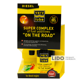 Суперкомплекс паливних присадок 5в1 VeryLube дизель 250мл