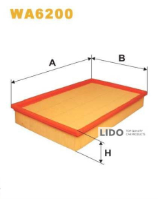 Фільтр повітряний Wix 6200 (038)