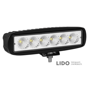 Фара світлодіодна Winso Pro EPISTAR розсіяний 10-30V, 18W (6x3W), 1шт