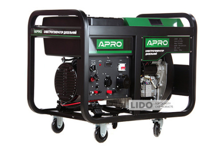 Генератор Apro дизельний 4-х тактний DG-120Е 12,0/12,8кВт електрозапуск