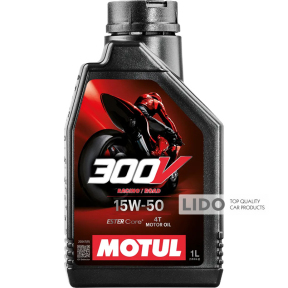 Моторное масло Motul 300V 4T Factory Line Road Racing 15W50 1л 104125