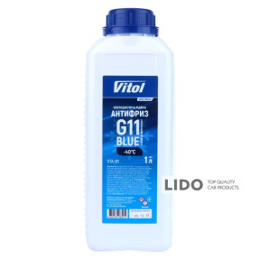 Антифриз Vitol Blue G11 синий готовый 1л