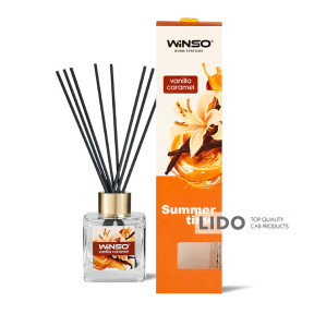 Аромадифузор с палочками Winso Summer Time - Vanilla Caramel 150мл