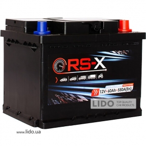 Аккумулятор RS-X 6 60Ah/12V (0) [- +]