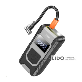 Автомобільний насос Hoco DPH04 Car portable smart air pump чорний