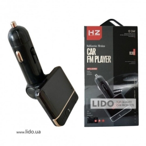 FM трансмиттер автомобильный HZ H3BT / Bluetooth фм модулятор Китай (007910)