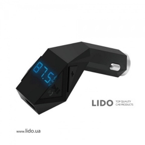 Автомобильный FM трансмиттер N8s Bluetooth Black (av082-hbr)