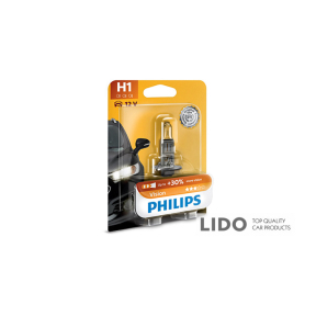 Галогеновая лампа Philips H1 12V 55W P14,5s Vision (+30% more light), Blister 1шт