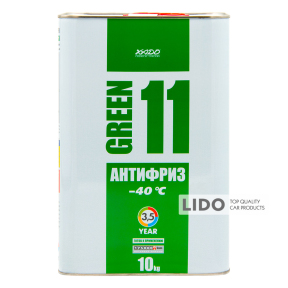 Антифриз Xado Antifreeze Green G11 -40⁰С готовый зеленый 10кг