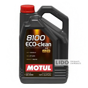 Моторное масло Motul Eco-Clean 8100 5W-30, 5л (101545)