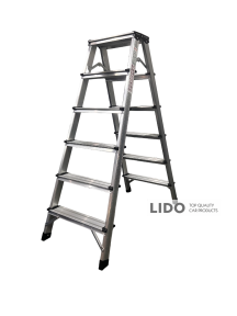 Стремянка двухсторонняя GTM KMH1206 1,8м алюминиевая