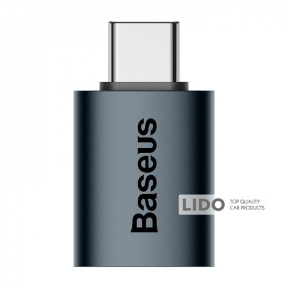 Перехідник Baseus Ingenuity Mini OTG USB 3.1 to Type-C blue