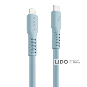 Кабель Proove Eternal Type-C to Lightning 27W (1m) блакитний