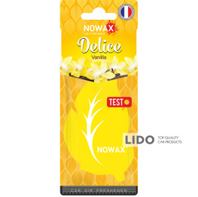 Ароматизатор повітря целюлозний Nowax серія Delice - Vanilla