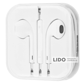 Навушники EarPods with 3.5mm Headphone Plug A quality (plastic box)
