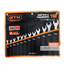 Набор ключей GTM комбинированные 8-24мм 12шт