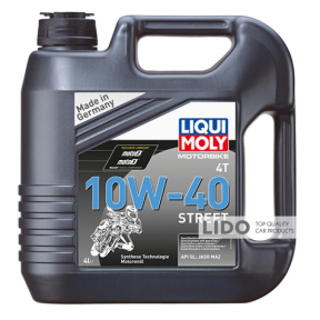 Олива для 4-тактних двигунів Liqui Moly Motorbike 4T 10W-40 Street 4л