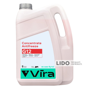 Жидкость охлаждающая Vira Concentrate Antifreeze G12 красная концентрат 5л