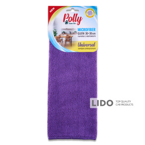 Ганчірка з мікрофібри Polly 30*30см фіолетова