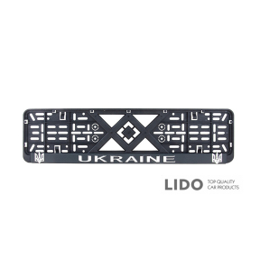 Рамка Bi-Plast под номер объемная UKRAINE