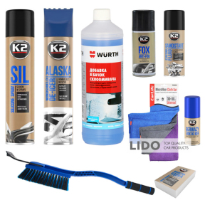 Набір зимової автохімії К2 (9 од.)