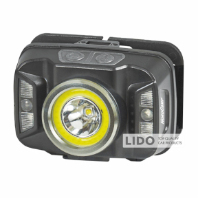 Ліхтар налобний Nord Camp 380Lm, 5W CREE XTE+COB, 1800mAh, з сенсором білий/червоний