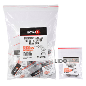 Прессованная фильтр-таблетка Nowax из нержавеющей стали для пинопистолета