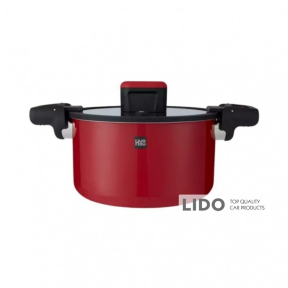 Кастрюля-cкороварка Xiaomi HuoHou Stainless Steel Enamel Micro Pressure Cooker красная 