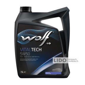 Моторное масло Wolf Vital Tech 5w-50 5л
