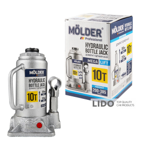 Домкрат гідравлічний пляшковий Molder 10т 200-385мм