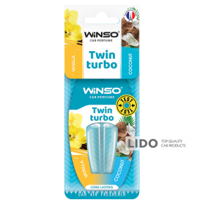 Ароматизатор з подвійною капсулою Winso Twin Turbo - Vanilla & Coconut