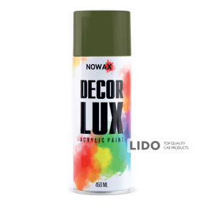 Фарба акрилова Nowax Spray Оливково матовий 450мл