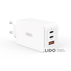 Сетевое зарядное устройство XO CE13 GaN 65W белый