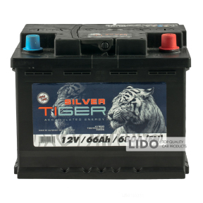 Аккумулятор Tiger 66 Аh/12V Silver [- +]