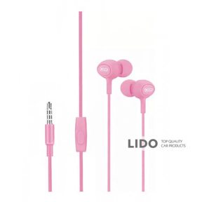 Навушники дротові XO S6 Candy рожеві