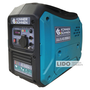 Генератор Konner&Sohnen KS 2000iG S инверторный газобензиновый 2кВт (ном.1,8кВт)