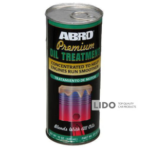 Присадка в мастило стабілізатор в'язкості Abro Premium 443мл