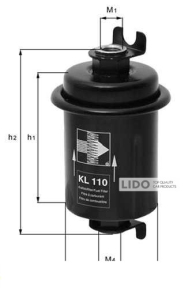 Фільтр паливний Mahle KL125 !!!Знято з виробництва