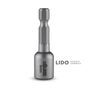 Біта магнітна Molder для покрівельних саморізів H8x45мм 1шт