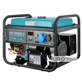 Генератор Konner & Sohnen газобензиновий 7,5кВт KS 10000E G