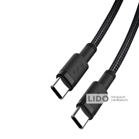 Кабель XO Type-C to Type-C 100W 1,5м чорний