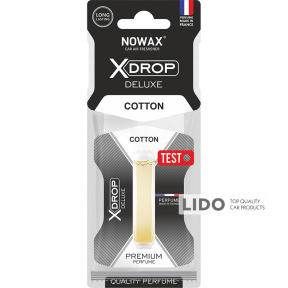 Ароматизатор целюлозний з капсулою Nowax серія X Drop Deluxe - Cotton