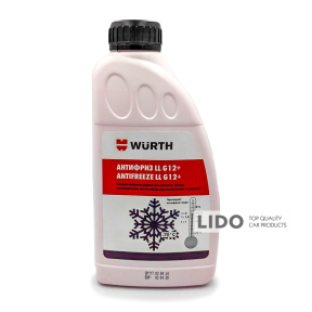 Антифриз Wurth розовый концентрат 1л