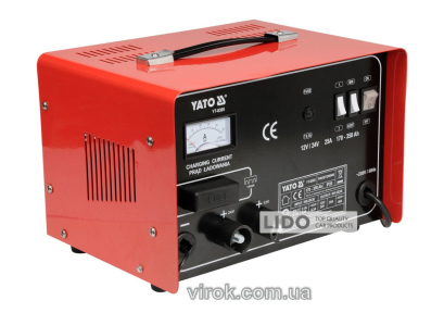 Зарядний прилад YATO 12/24V, 25А, 350Ah