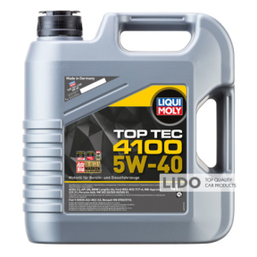 Моторне масло Liqui Moly Top Tec 4100 SAE 5W-40 4л