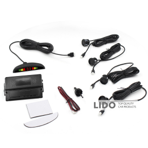 Парктронік автомобільний ParkCity N887 Black 4 датчика + LED дисплей датчик парковки (3499-10105)