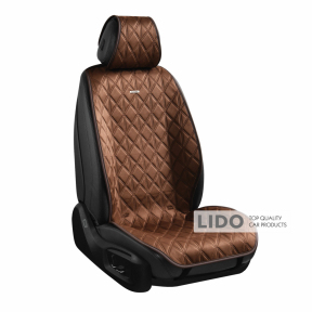 Комплект премиум накидок для сидений CarLife Nitro, coffee