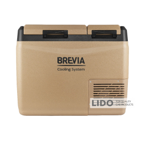 Холодильник автомобильный Brevia 39л двухкамерный 23400