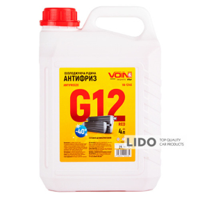 Антифриз Voin Red G12 красный готовый 4л