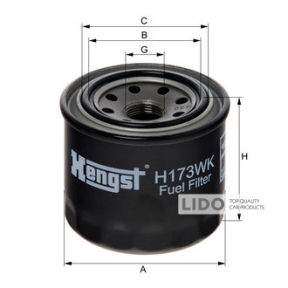 Фильтр топливный Hengst H173WK
